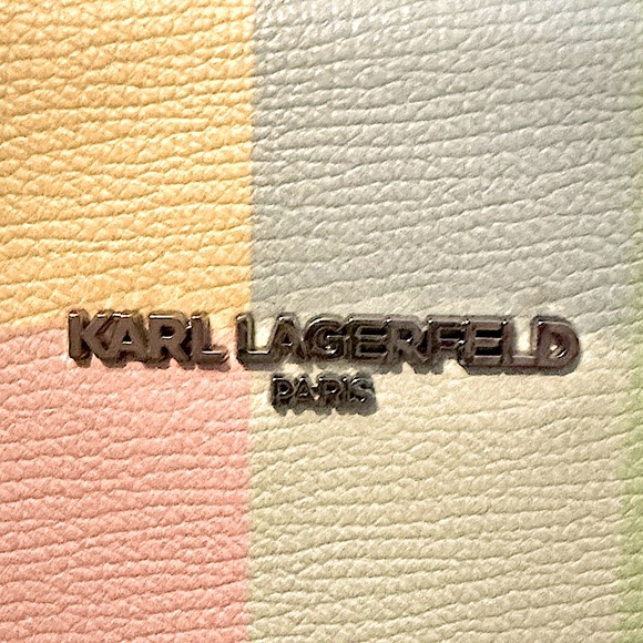 Karl Lagerfeld Paris Large Zip Top Tote style Shoulder Bag - Picture 2 of 16